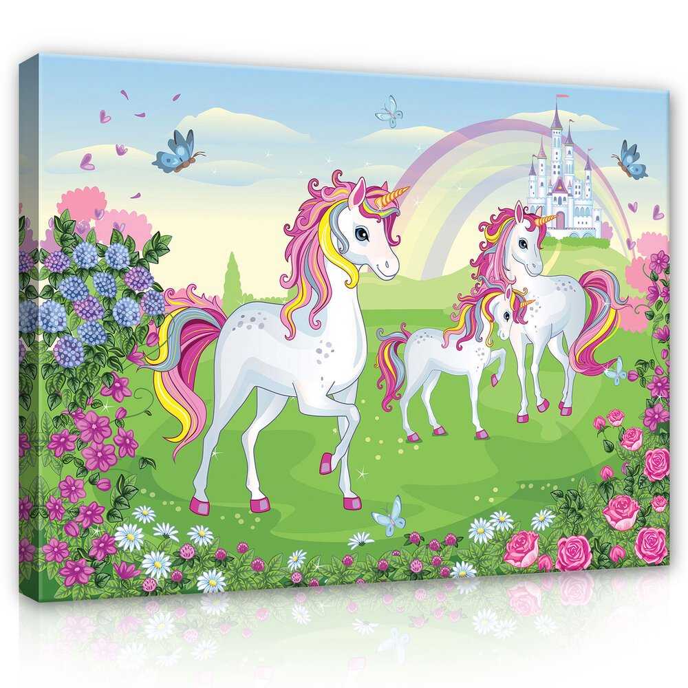 Unicorns Canvas Schilderij PP13239O1