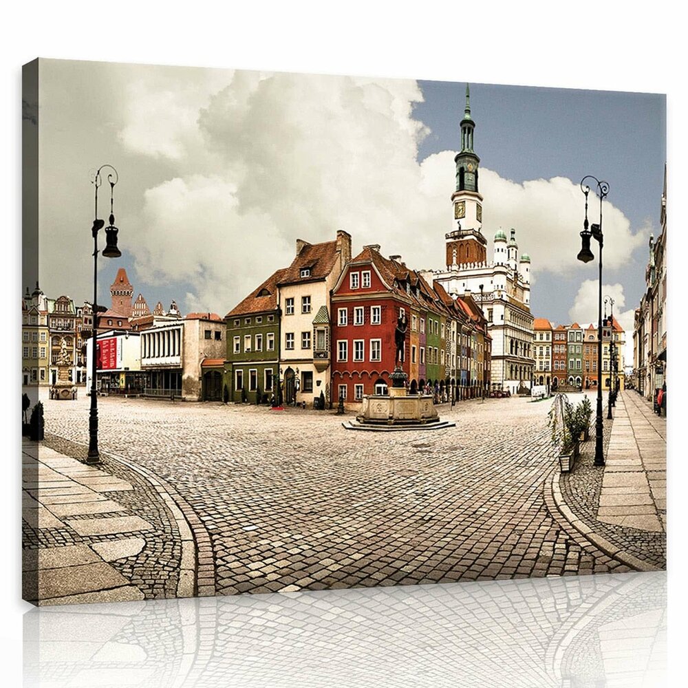 Poznan - Polish city Canvas Schilderij PP10308O1