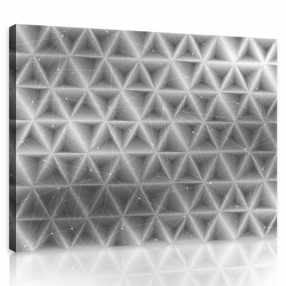 Triangles Abstract Canvas Schilderij PP10757O1