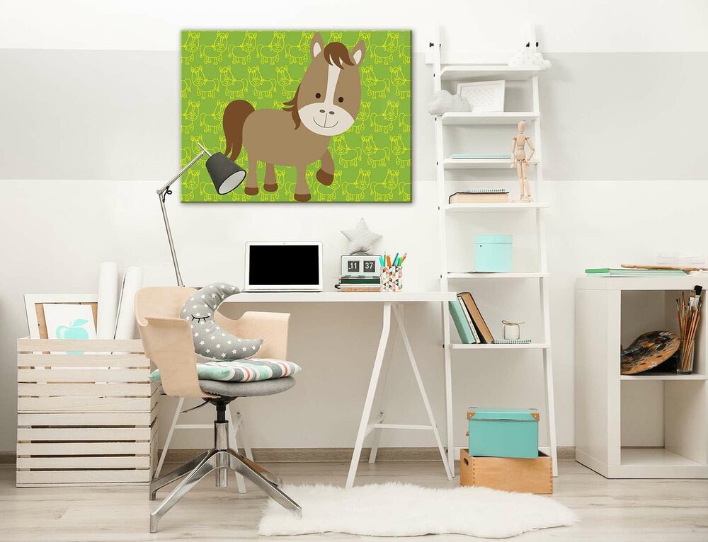 Horse Canvas Schilderij PP10981O1