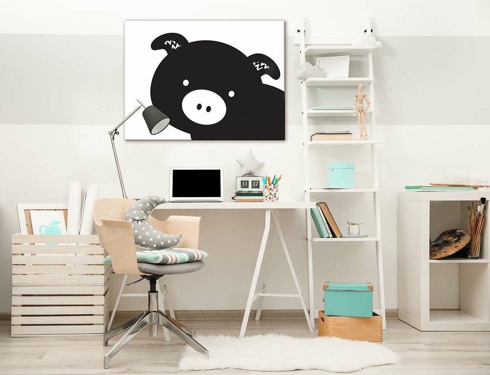 Piggy Canvas Schilderij PP10995O1