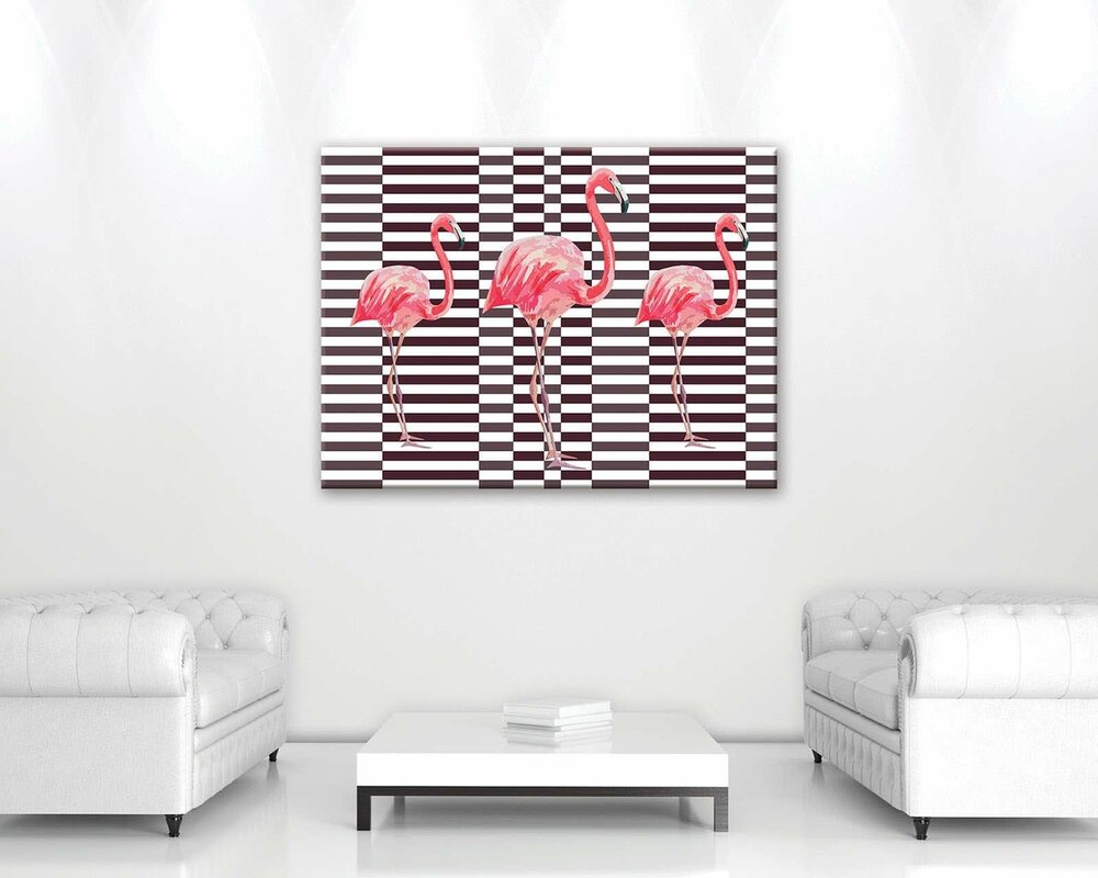 Flamingo Canvas Schilderij PP11052O1