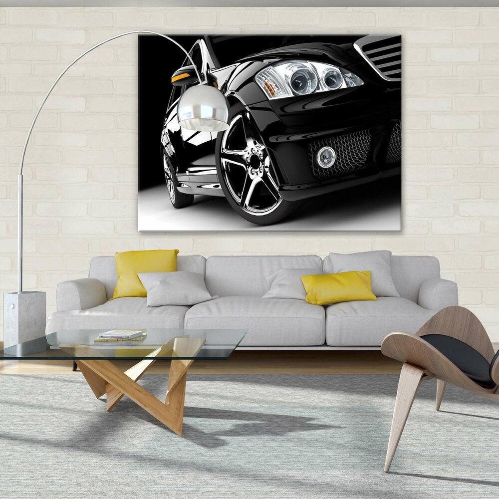 Black Luxurious Car Canvas Schilderij PP213O1