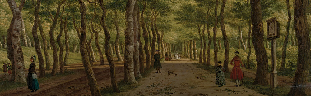 Rijksmuseum Canvas Het Herepad in het Haagse Bos RMC44