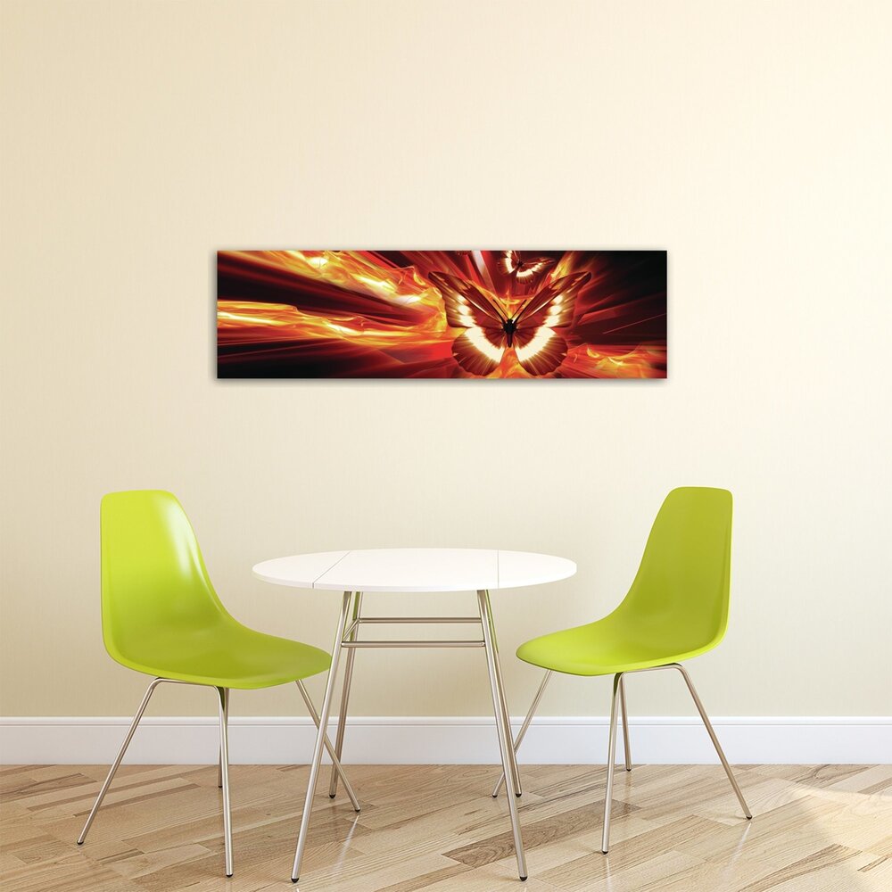 Flaming Butterflies Canvas Schilderij PP20292O3