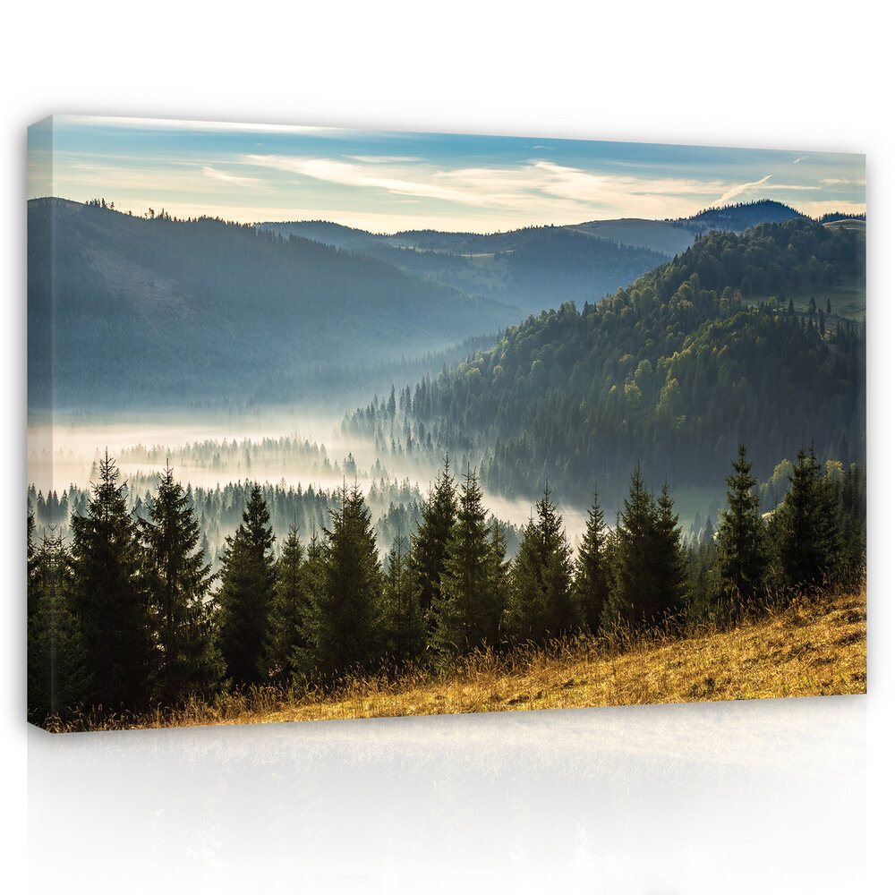 Landscape nature mountains forest Canvas Schilderij PP14537O20