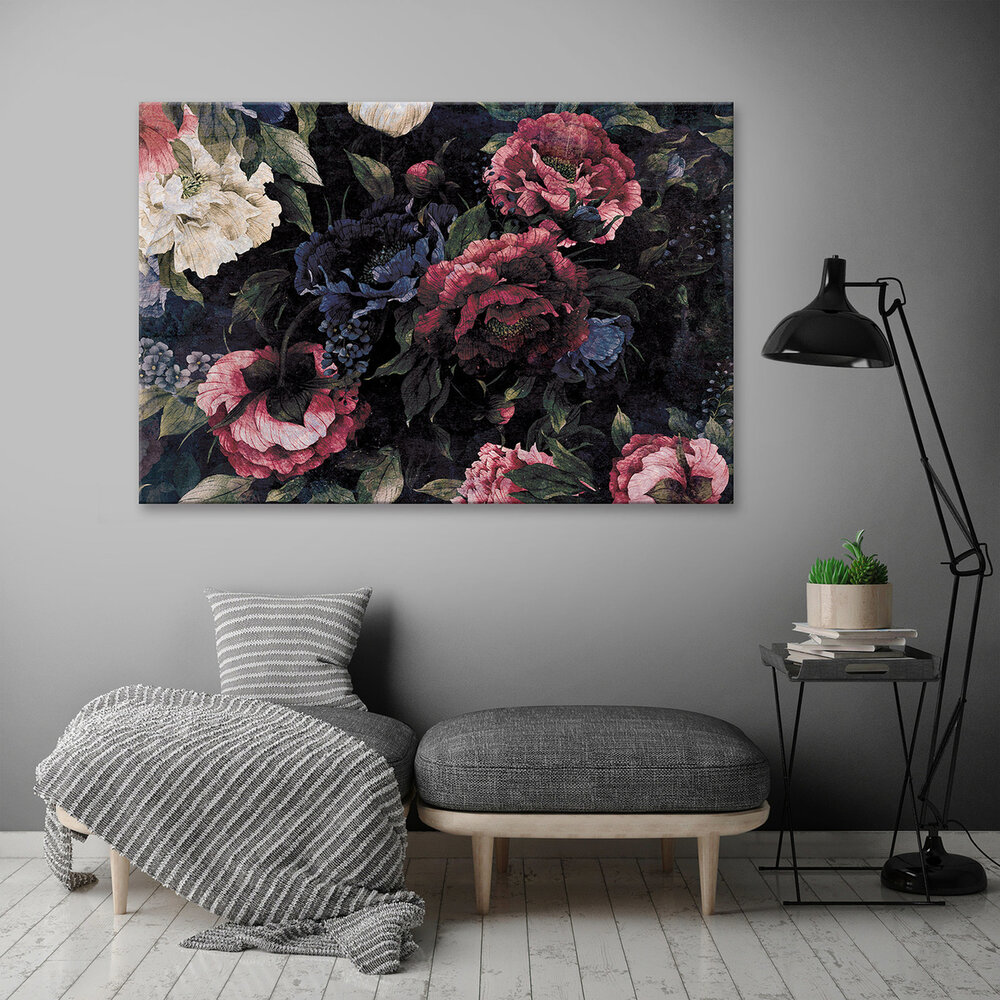 Flowers Vintage Canvas Schilderij PP13534O20