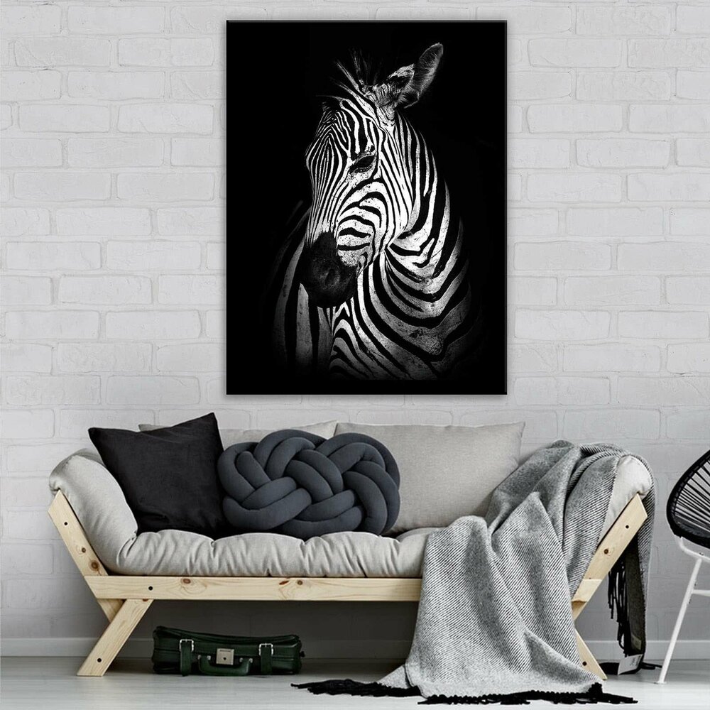 Zebra Canvas Schilderij PP11767O1
