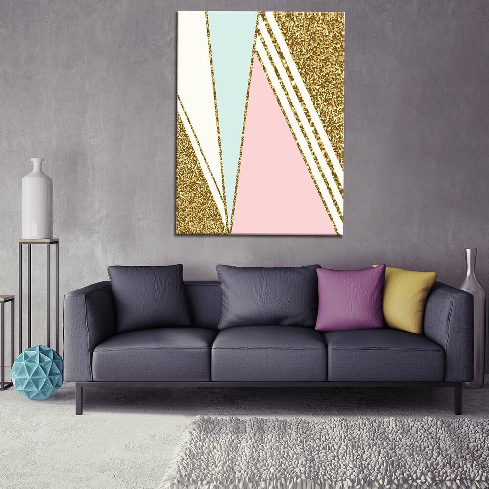 Geometric Abstract Canvas Schilderij PP10755O1