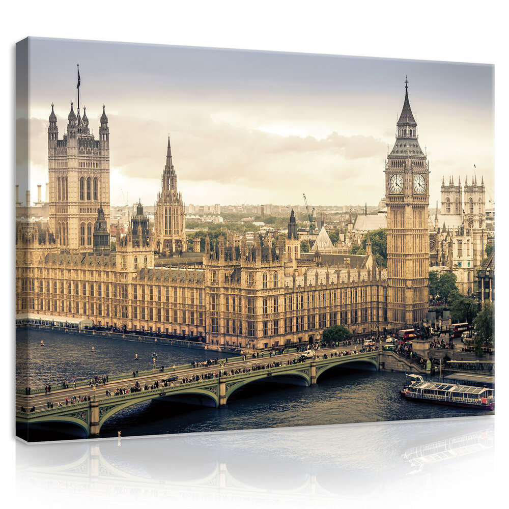 Westminster London Canvas Schilderij PP2462O1
