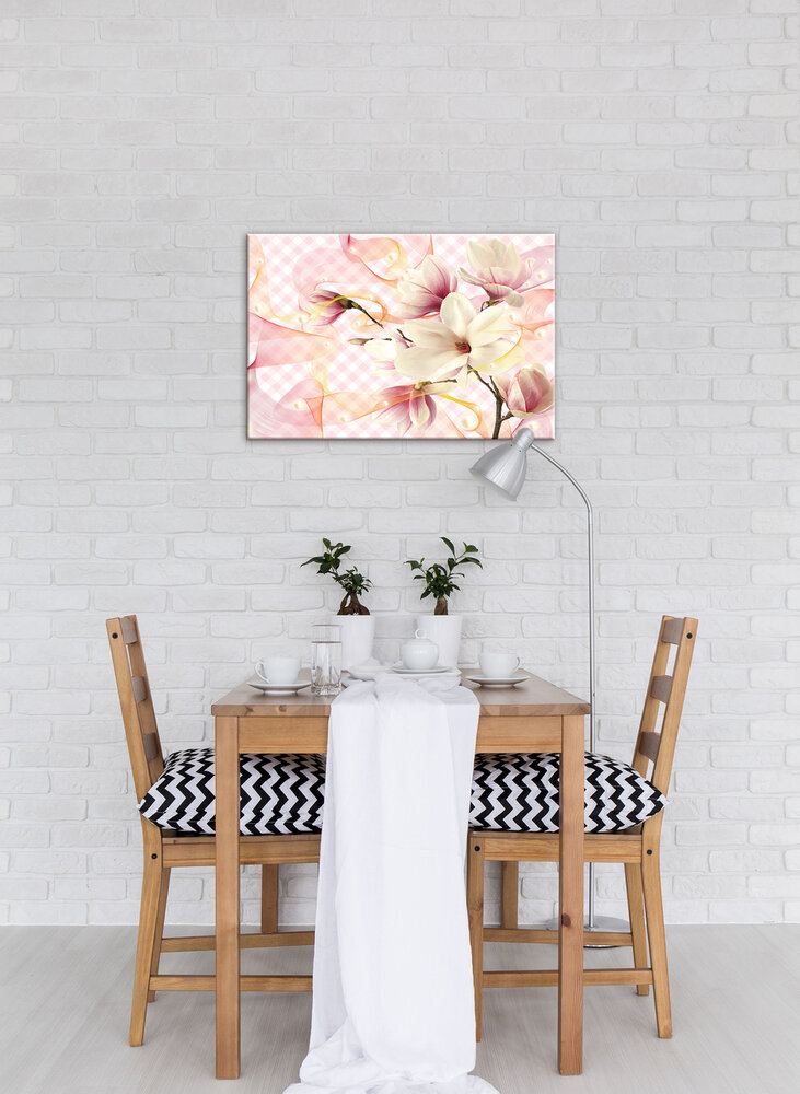 Delicate Magnolia Canvas Schilderij PP10124O4
