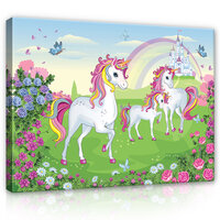 Unicorns Canvas Schilderij PP13239O1