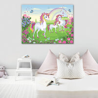 Unicorns Canvas Schilderij PP13239O1