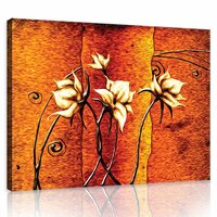 Artistic Flowers Canvas Schilderij PP10304O1