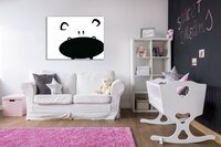 Hippo Canvas Schilderij PP10998O1