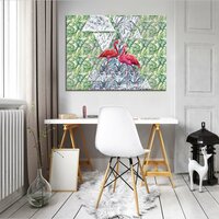Flamingo Canvas Schilderij PP11089O1