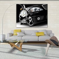 Black Luxurious Car Canvas Schilderij PP213O1
