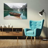 Landscape mountain lake hygge Canvas Schilderij PP14585O1
