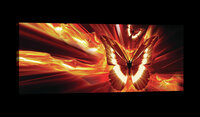 Flaming Butterflies Canvas Schilderij PP20292O3