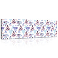 Nature Design on Triangles Canvas Schilderij PP10726O3