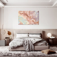 Structures Marble Pastel Gold Abstract Canvas Schilderij PP14103O20