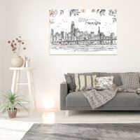 City San Francisco Drawing Art Canvas Schilderij PP14359O20
