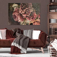 Nature flowers imitation vintage Canvas Schilderij PP14568O20