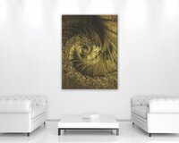 Golden spiral Canvas Schilderij PP11957O1