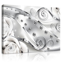 Luxurious Pattern with Diamonds Canvas Schilderij PP20168O1