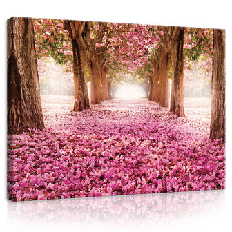 Flower Alley Canvas Schilderij PP20015O1