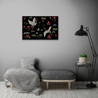 Vliegende Kraanvogel Chinoiserie Canvas CW001