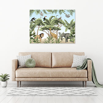 Jungle Safari Dieren Canvas CW003