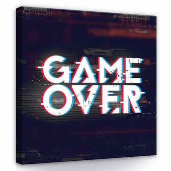 Game Over Canvas Schilderij PP13876O2