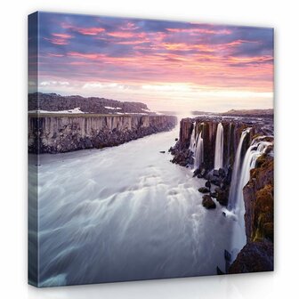 Waterfalls Canvas Schilderij PP12659O2