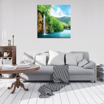 Waterfall Canvas Schilderij PP10201O2