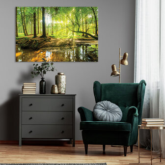 Sunny Forest Canvas Schilderij PP10513O20