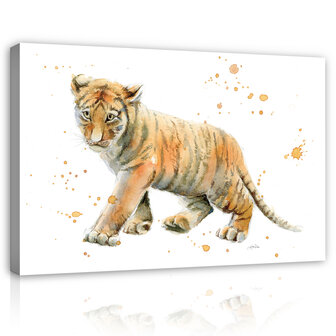 For Children Animals Tiger Cat Canvas Schilderij PP14389O20