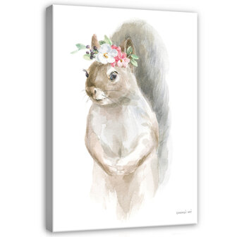 For Children Animals Squirrel Fairytales Canvas Schilderij PP14396O20