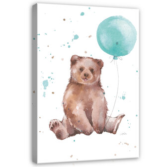 For Children Animals Teddy Bear Tale Canvas Schilderij PP14390O20