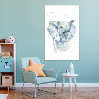 For Children Animals Elephant Africa Canvas Schilderij PP14386O20