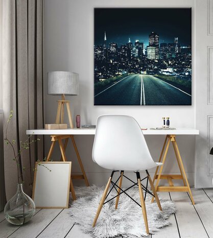 Road to the city Canvas Schilderij PP11847O2