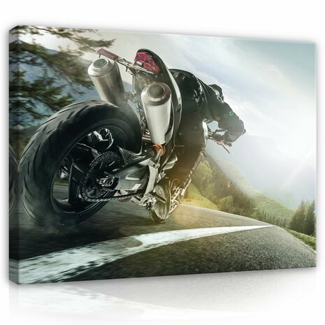 Sport automotive motorcycle Canvas Schilderij PP14507O1