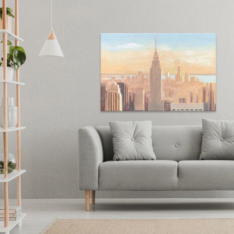 Miasto New York Wieżowiec Niebo Canvas Schilderij PP14366O20