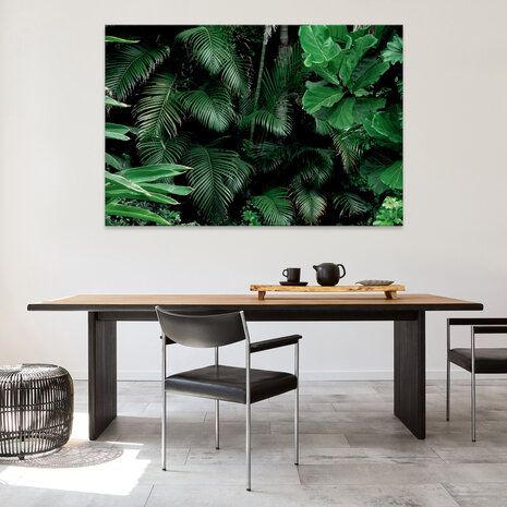 Nature Forest Rainforest Leaves Canvas Schilderij PP14402O20