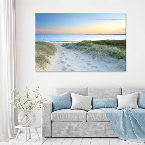 Landscape nature beach ocean Canvas Schilderij PP14535O20