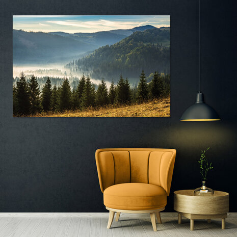 Landscape nature mountains forest Canvas Schilderij PP14537O20