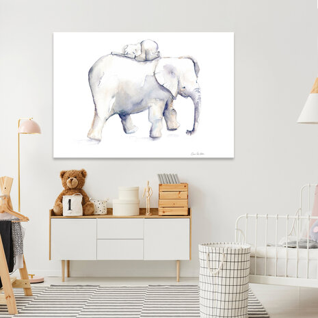 For Children Animals Elephant Tale Canvas Schilderij PP14394O20