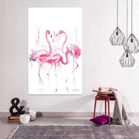For Children Animals Flamingos Birds Canvas Schilderij PP14391O20