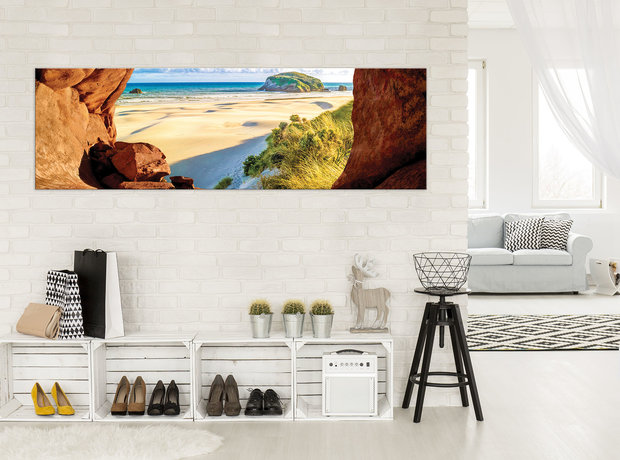Canyon-Beach, Sea Canvas Schilderij PP10259O3