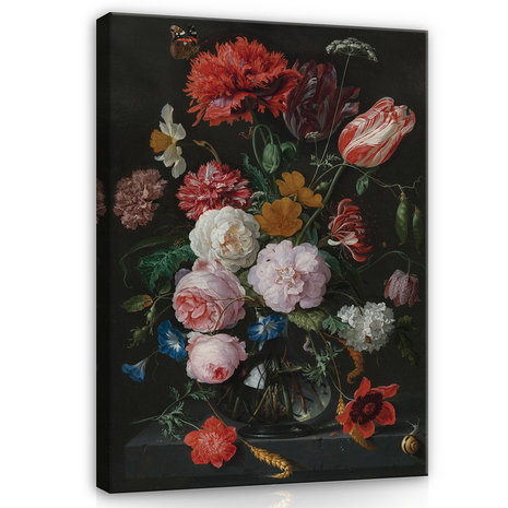 Prestige Planeet huurder Rijksmuseum Canvas Stilleven met bloemen Jan Davidsz De Heem RMC5 -  Canvaskoopjes.nl